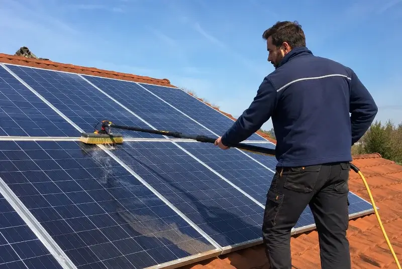 Nettoyage et entretien de panneaux solaires à Salles